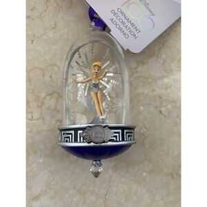 NEW w/ Tags Disney 100 Years of Wonder Tinker Bell Dome Christmas Tree Ornament